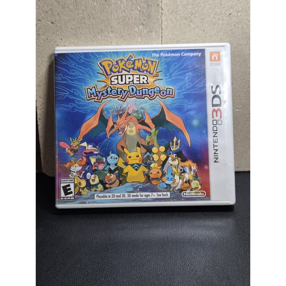 Pokemon Super Mystery Dungeon Nintendo 3DS Game Case Authentic Untested 2015